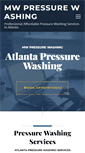 Mobile Screenshot of mwpressurewashing.com